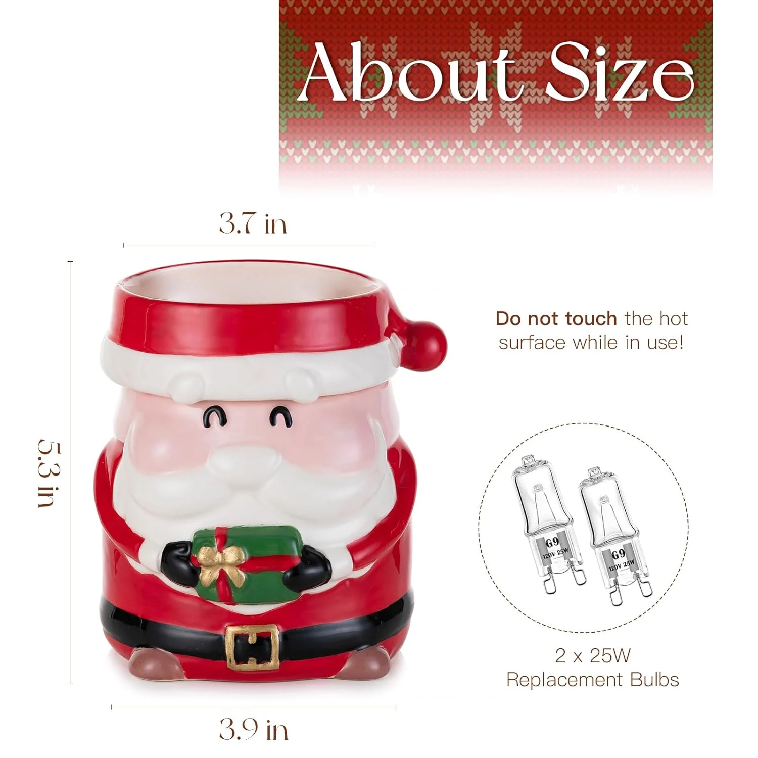 christmas wax melt warmer 2