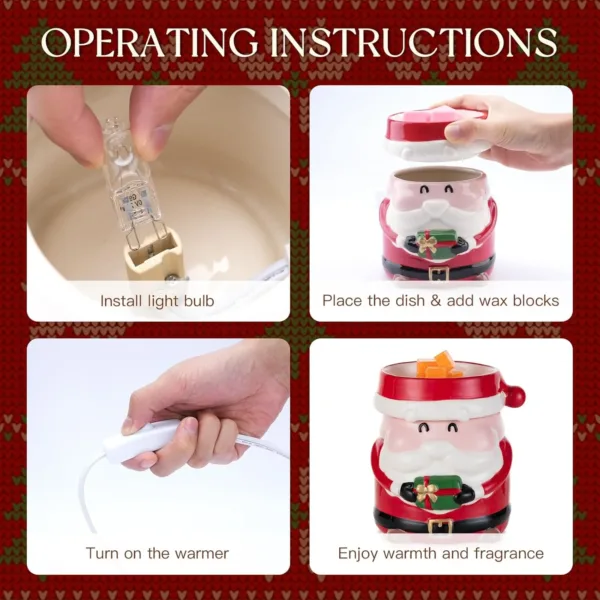 christmas wax melt warmer 4