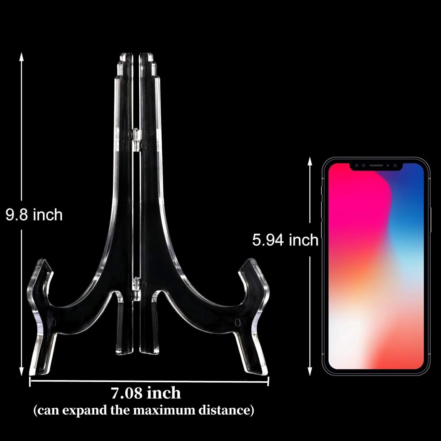 clear acrylic easel stands 3