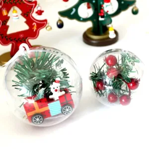 clear fillable christmas ball 6