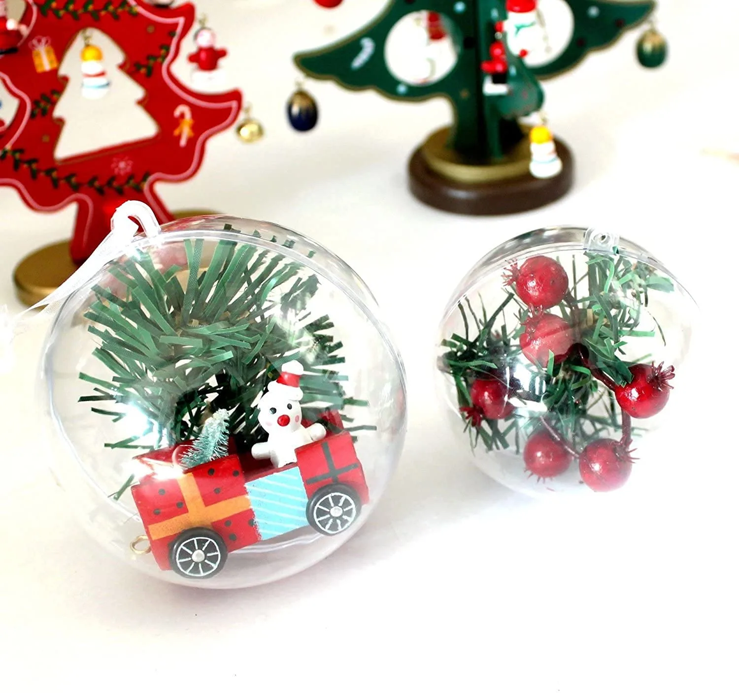 clear fillable christmas ball 6