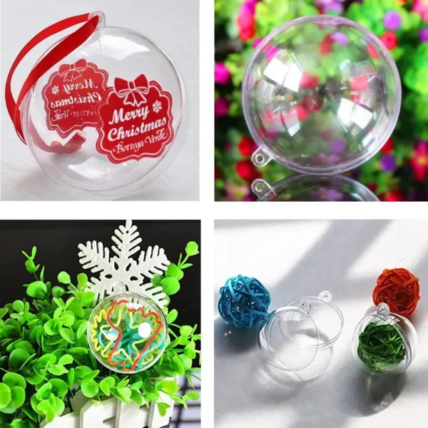 clear fillable christmas ball 7
