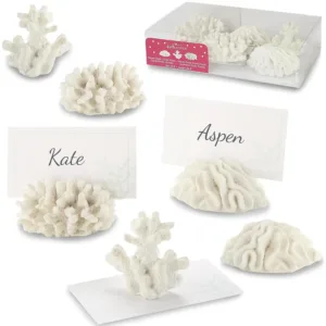 coral place card holders 1