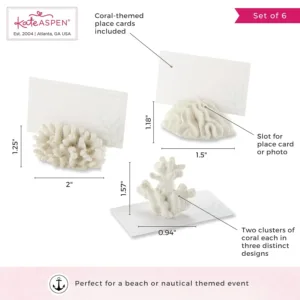 coral place card holders 7