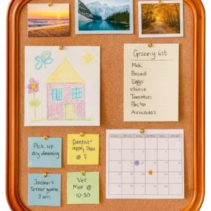 cork board wood frame 1