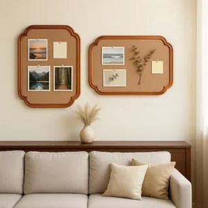 cork board wood frame 3