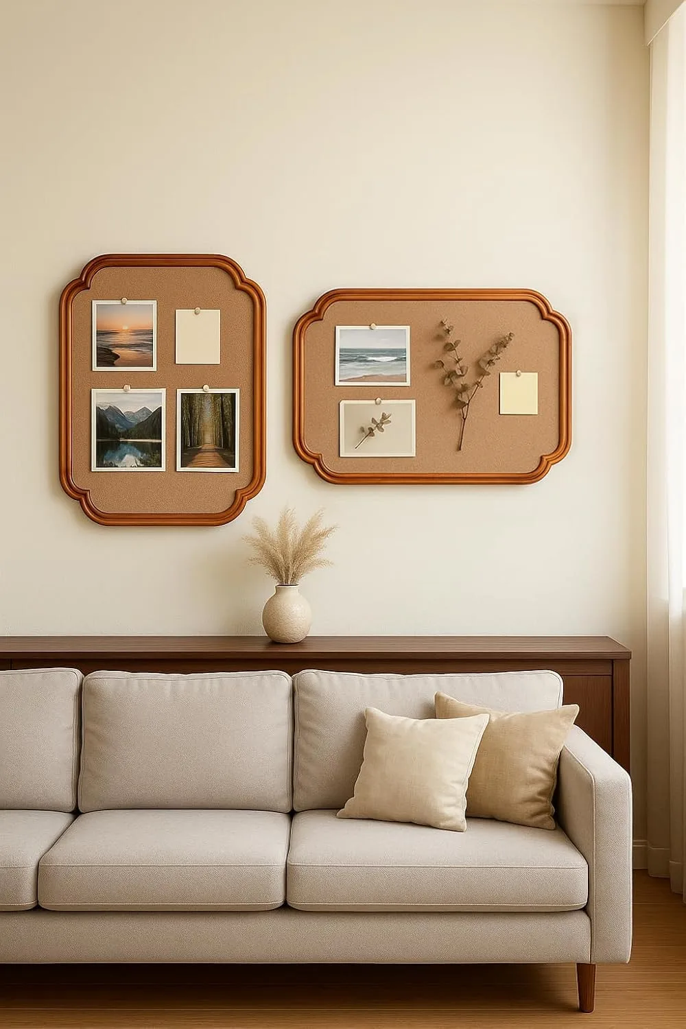 cork board wood frame 3