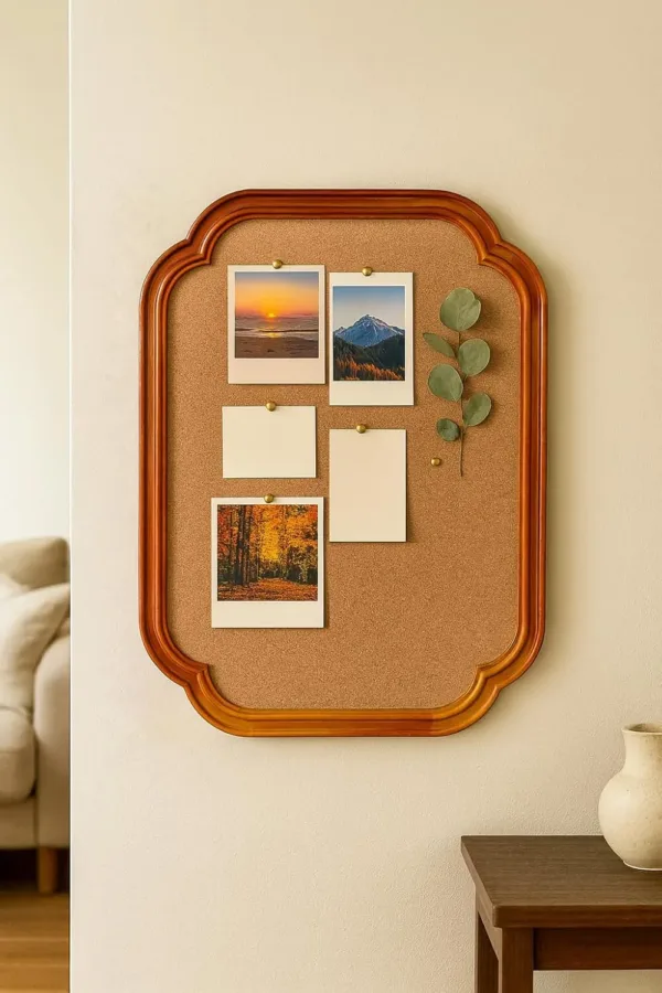 cork board wood frame 4