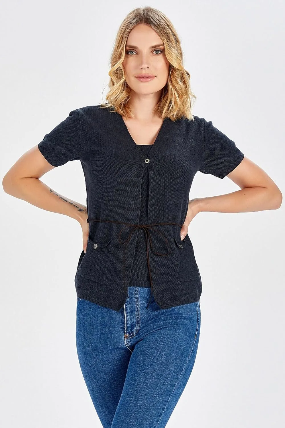 cotton pique twin set 3