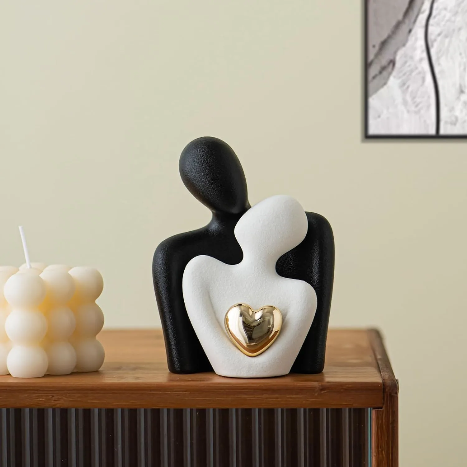 couple statue tv stand 2