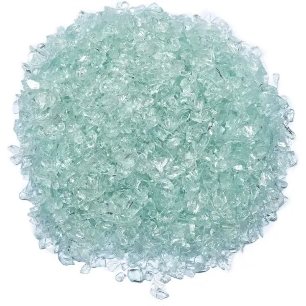 crushed glass resin art 1