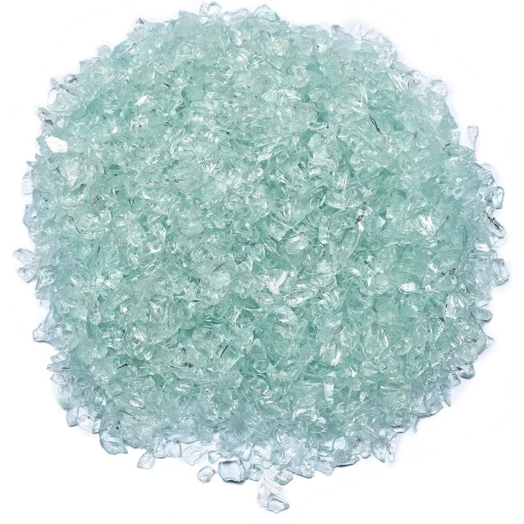 crushed glass resin art 1