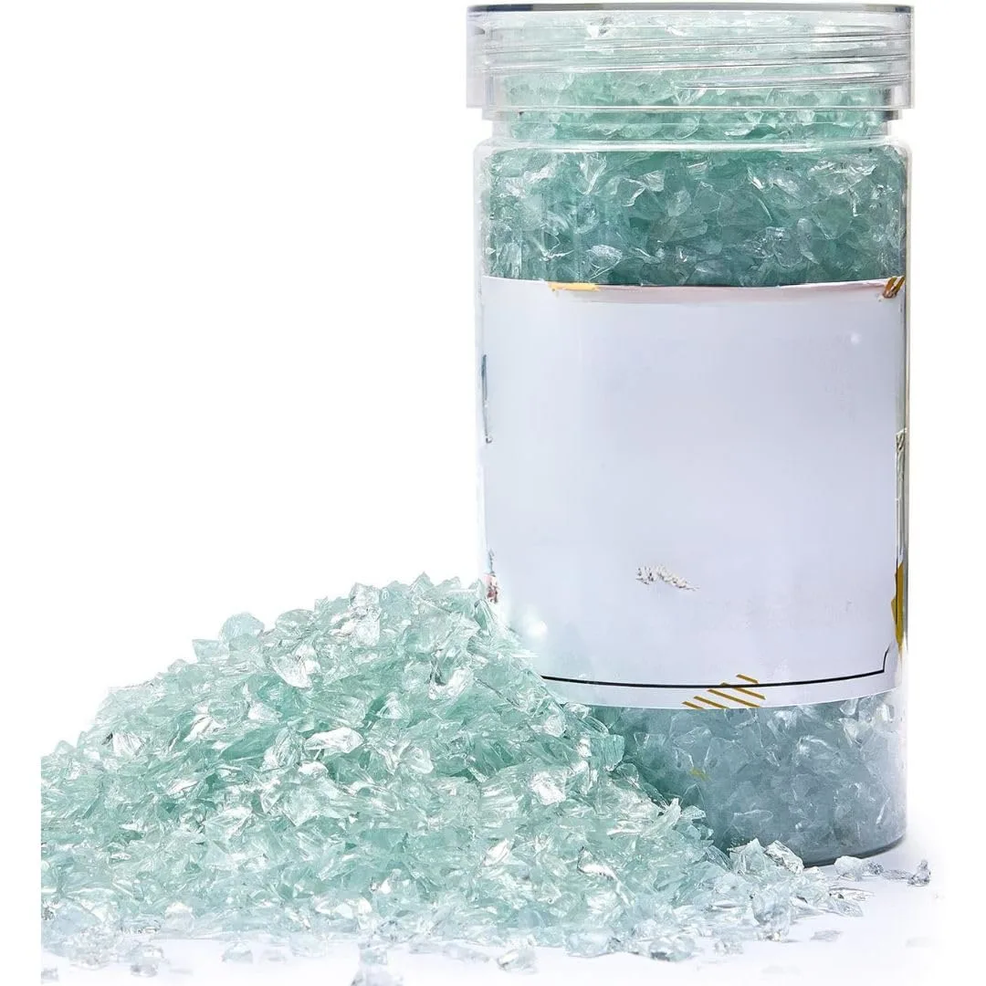 crushed glass resin art 4