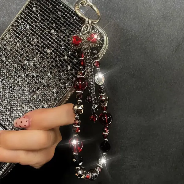 crystal phone charm 5