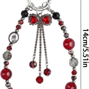 crystal phone charm 6