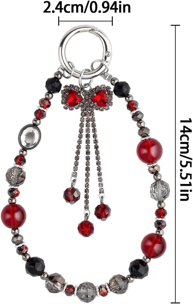 crystal phone charm 6