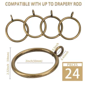 curtain rings eyelet inch 2