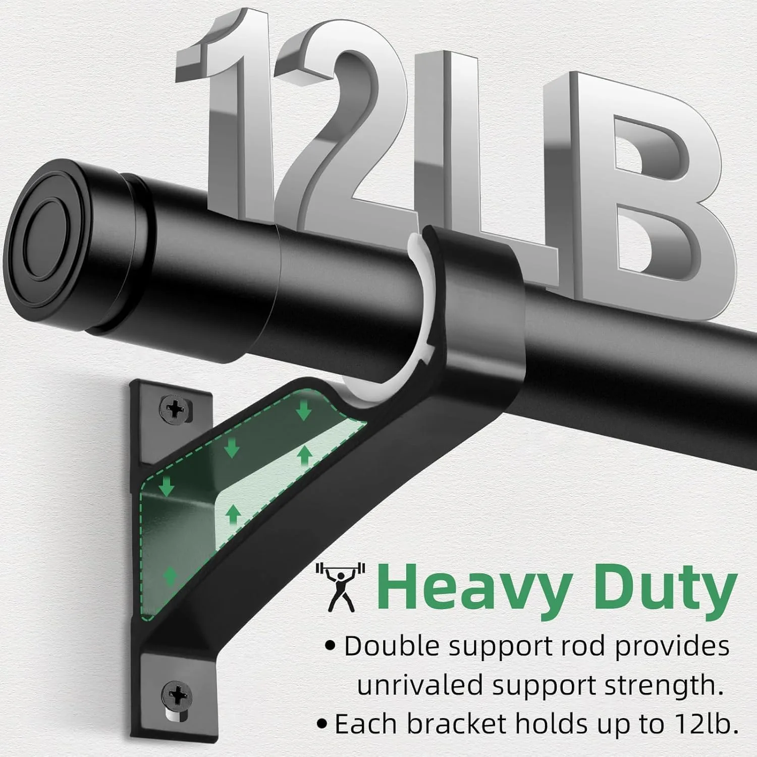 curtain rod holder brackets 4