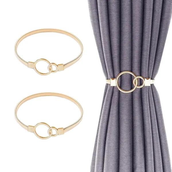 curtain tiebacks metal spring 1