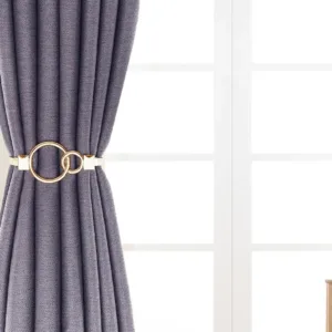 curtain tiebacks metal spring 4