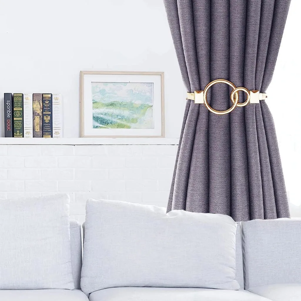 curtain tiebacks metal spring 5