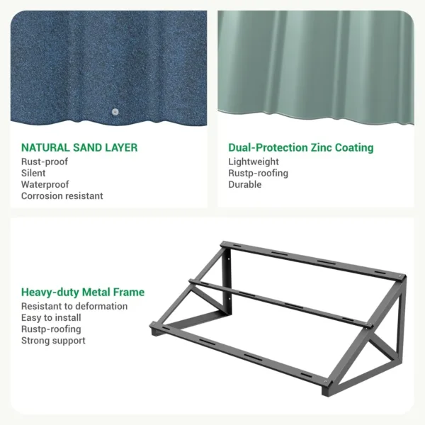 door awning waterproof stone 3