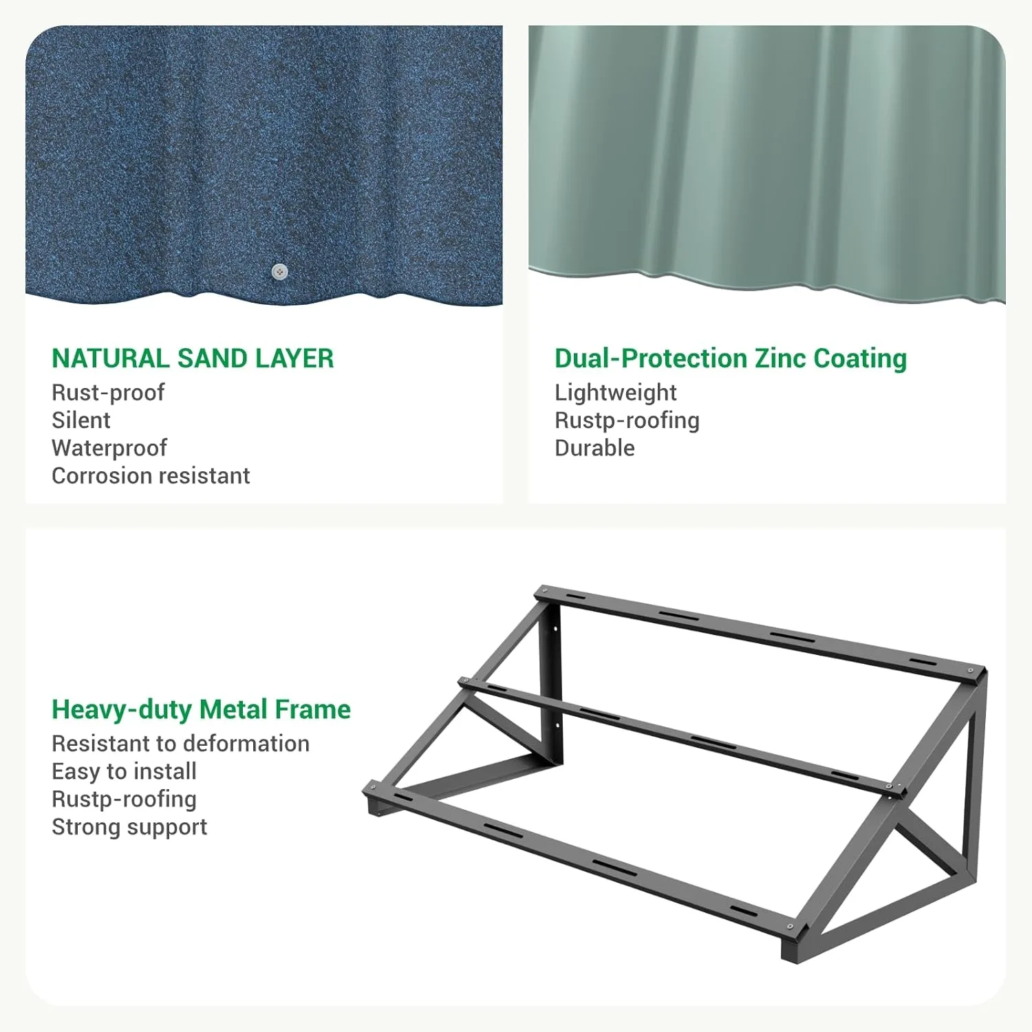 door awning waterproof stone 3