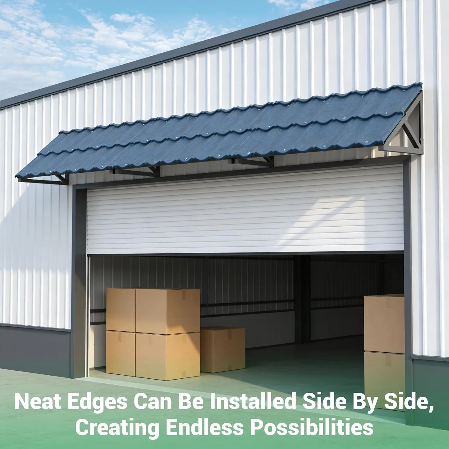 door awning waterproof stone 6