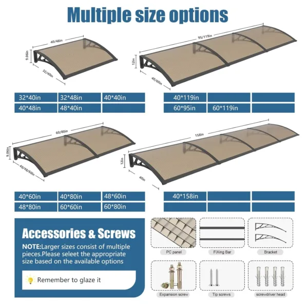 door awning window 2