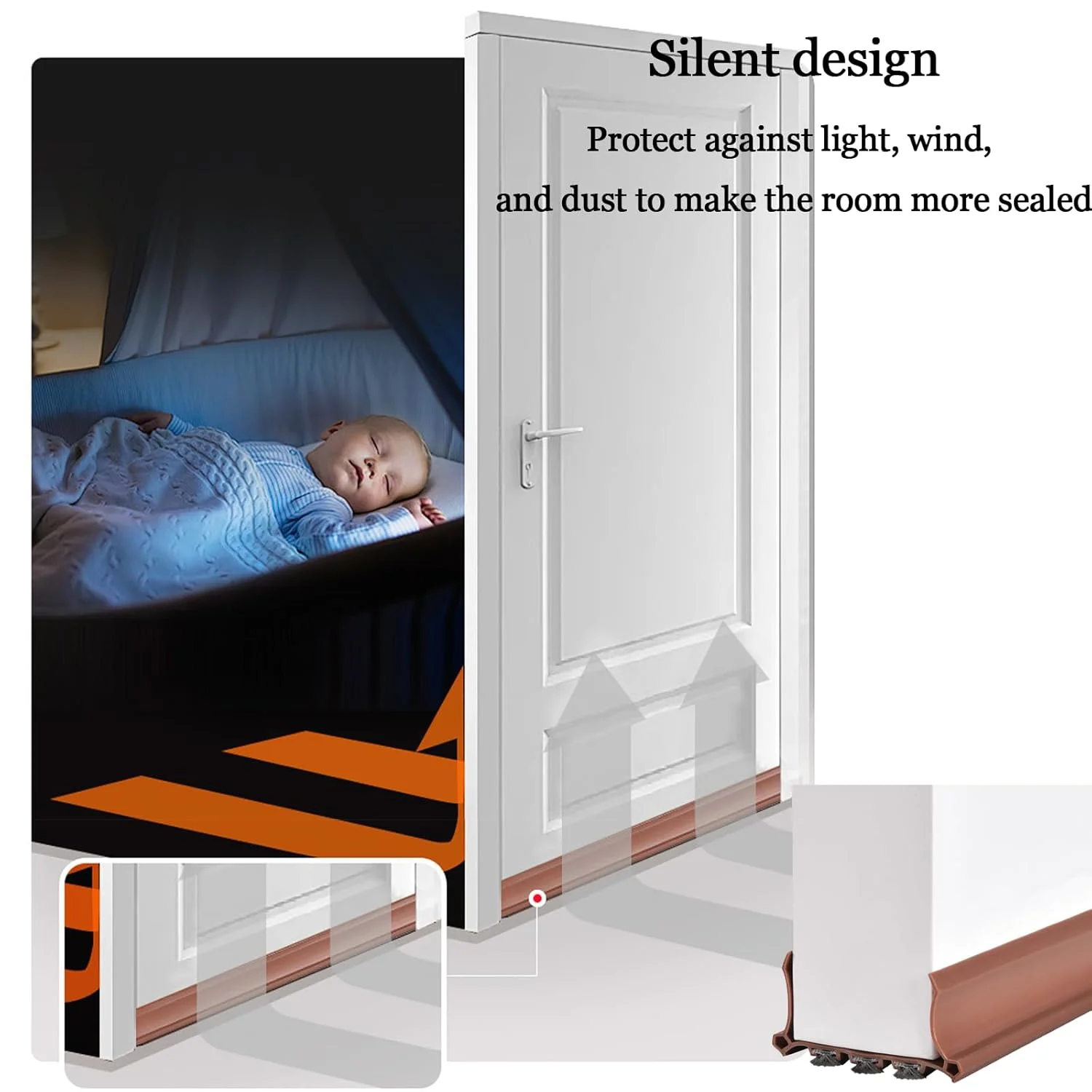 door draft stopper brush 4