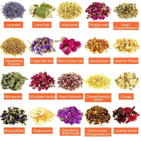 dried flowers soap making 2