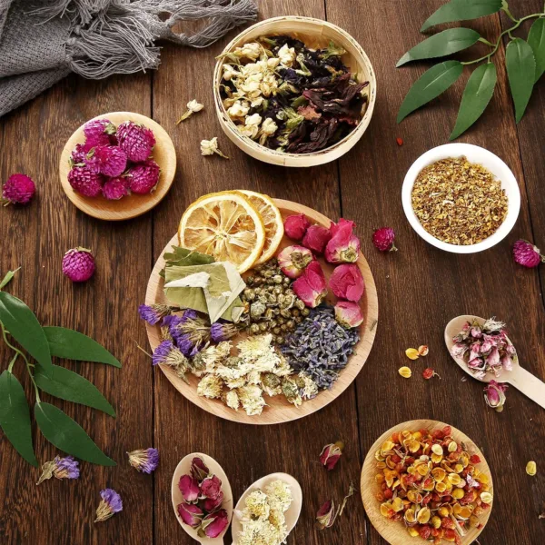 dried flowers soap making 7