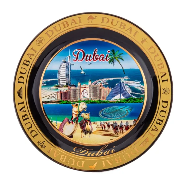 dubai souvenir plate 1
