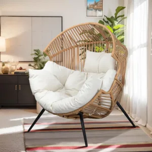 egg chair outdoor wicker 1