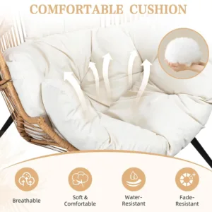 egg chair outdoor wicker 3