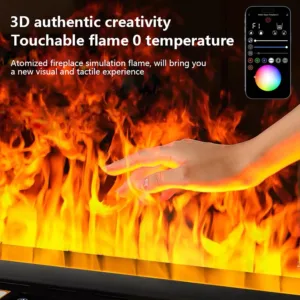 electric water vapor fireplace 3