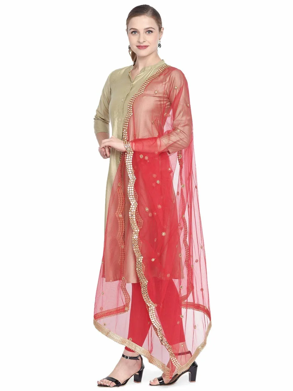 embroidered chiffon dupatta 7