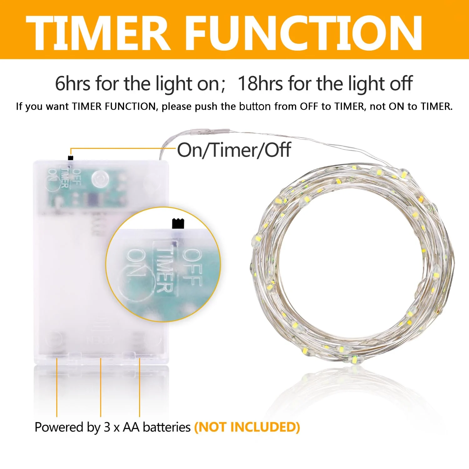 fairy lights battery timer 3