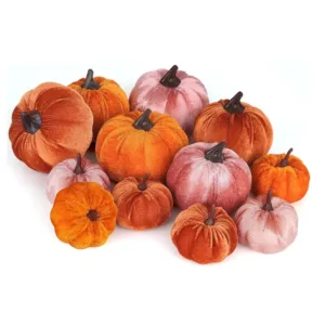 fall velvet pumpkins 1