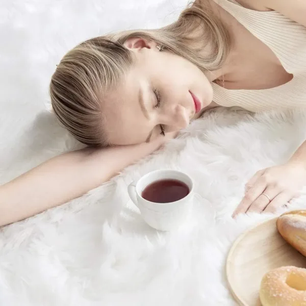 faux fur rug round 4