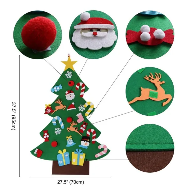 felt christmas tree diy 2