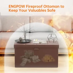 fireproof storage ottoman bench 3