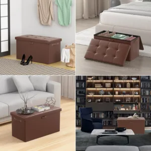 fireproof storage ottoman bench 4