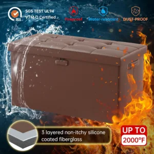 fireproof storage ottoman bench 7