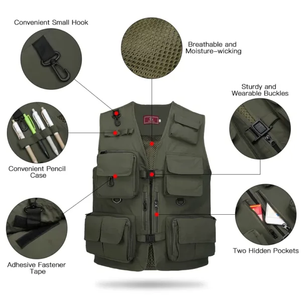 fishing vest pockets 3