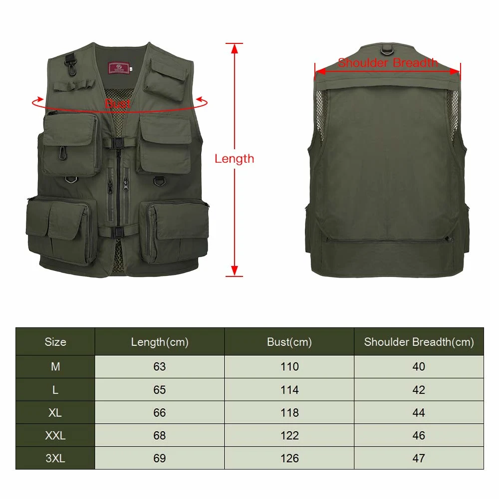 fishing vest pockets 7