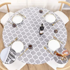 fitted vinyl tablecloth round 1