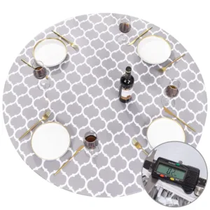 fitted vinyl tablecloth round 5