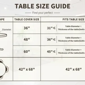 fitted vinyl tablecloth round 6
