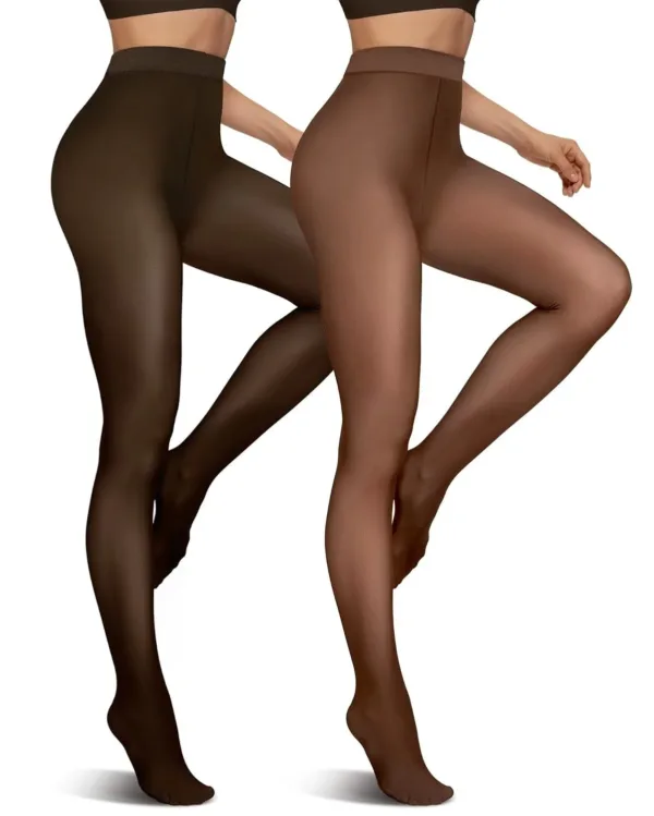 fleece lined tights 1